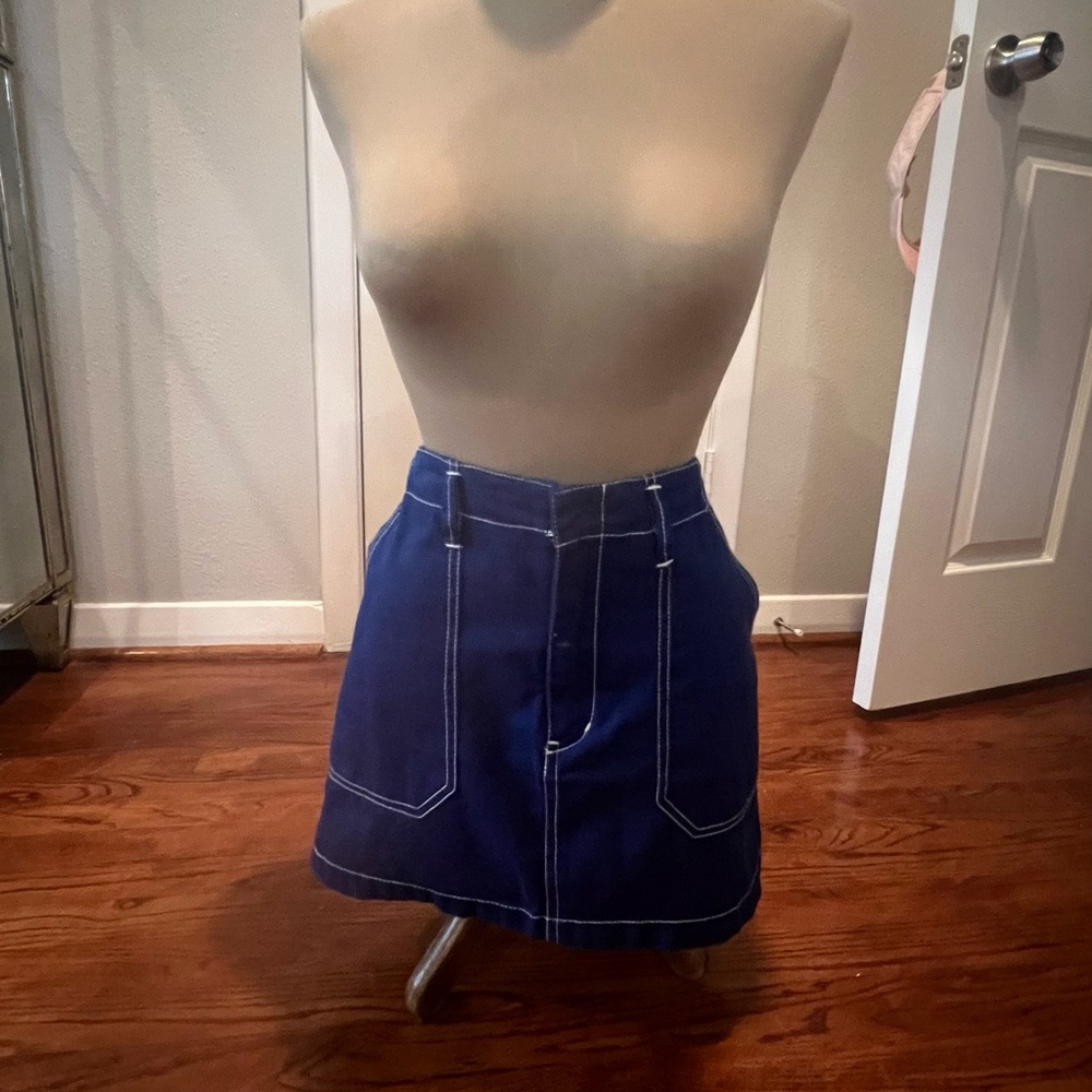 Wild Fable Blue Denim Skirt